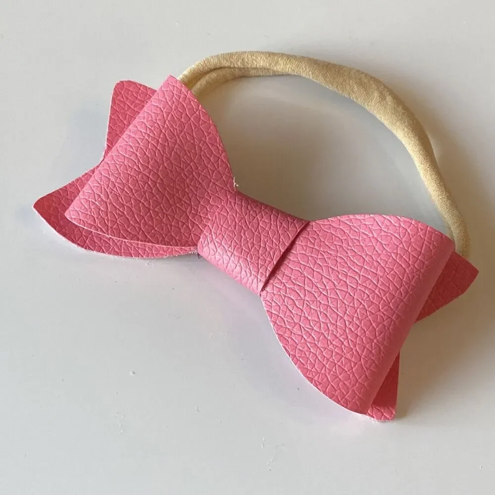 Lot of 18 NEW! Handmade Baby Headband Bow Soft Stretchable Infant Hair